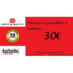 Darčeková poukážka 30€