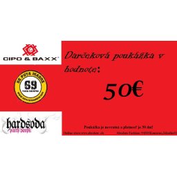 Darčeková poukážka 50€
