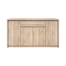 Kondela Komoda, 168cm, kombinovaná, dub sonoma, NORTY 4D1S