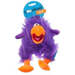 EBI COOCKOO DOG TOY FUZZL LONG HAIR PLUSH, 25X14CM, PURPLE