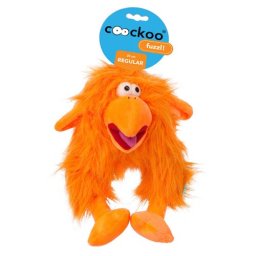 EBI COOCKOO DOG TOY FUZZL LONG HAIR PLUSH, 25X14CM, ORANGE