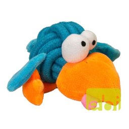 EBI COOCKOO DOG TOY BOBBLE GIANT, 10CM, KNOT-PLUSH BLUE