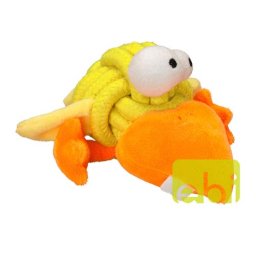 EBI COOCKOO DOG TOY BOBBLE GIANT, 10CM, KNOT-PLUSH YELLOW