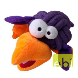 EBI COOCKOO DOG TOY BOBBLE REGULAR, 8CM, KNOT-PLUSH, PURPLE