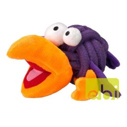EBI COOCKOO DOG TOY BOBBLE GIANT, 10CM, KNOT-PLUSH PURPLE