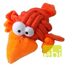 EBI COOCKOO DOG TOY BOBBLE REGULAR, 8CM, KNOT-PLUSH, ORANGE