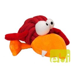 EBI COOCKOO DOG TOY BOBBLE GIANT, 10CM, KNOT-PLUSH RED