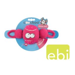 EBI COOCKOO DOG TOY SHOOT 7,8 CM BALL WITH STRING PURPLE