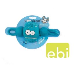 EBI COOCKOO DOG TOY SHOOT 7,8 CM BALL WITH STRING BLUE