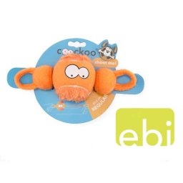 EBI COOCKOO DOG TOY SHOOT 7,8 CM BALL WITH STRING ORANGE