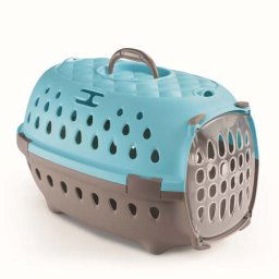 STEFANPLAST Gulliver Travel Chic light dove grey/Caribbean blue 48x32x31 cm