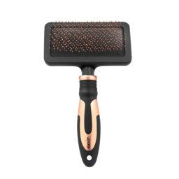 EBI NOIR SOFT SLICKER BRUSH -L- LARGE/ca.20x12cm