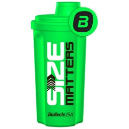 Shaker BioTech USA Neon zelený Size Matters 700ml