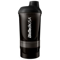 Shaker Wave+ BioTech USA dymový priesvitný 600ml