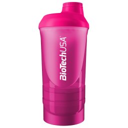 Shaker Wave+ BioTech USA cyklámenový 600ml