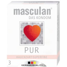 Kondómy Masculan typ PUR (3ks) - super tenké