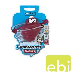 EBI COOCKOO TORNADO F1 hračka pre psov menších ako 9KG, červená, 70x57x57mm - 80% guma