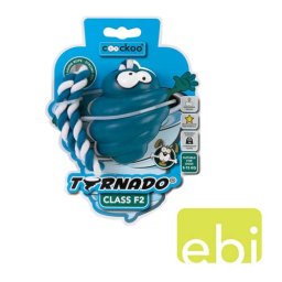 EBI COOCKOO TORNADO F2 s lankom, hračka pre psov 7-16KG, zelená, 70x57x57mm/80% guma