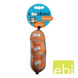 EBI COOCKOO tenisová loptička malá 3ks 4,8cm oranžová