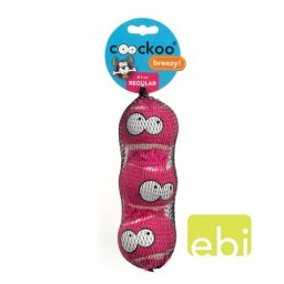 EBI COOCKOO tenisová loptička normál 3ks 6,3cm fialová