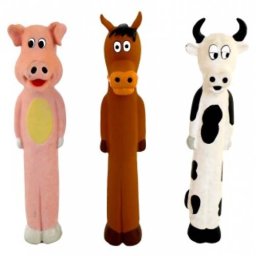 PAPILLON Zvieratká z farmy 29 cm latexové hračky pre psov