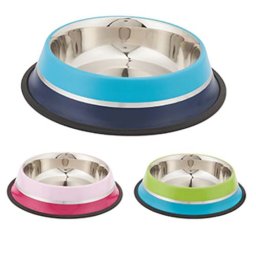 LES FILOUS Bella, Double Colored Bowl w/ removable Anti Skid Ring & "Les Filous" logo, 1,73L, 28,5cm