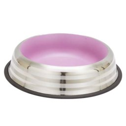 LES FILOUS Striped bowl w/ Removable Rubber Ring & Color Inside, 1,7L, 29cm