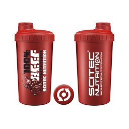 Shaker Scitec Nutrition Beef červený 700ml
