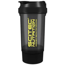 Shaker Traveller Scitec Nutrition čierny priesvitný 500ml
