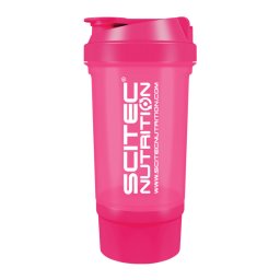Shaker Traveller Scitec Nutrition ružový priesvitný 500ml