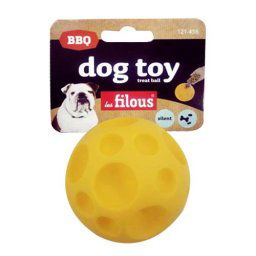 LES FILOUS VINYL SOFT SNACK BALL 12cm yellow