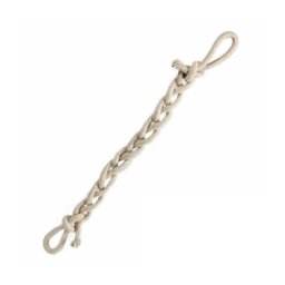 LES FILOUS Huge plaited rope w/ tugs, Jute-cotton, 80cm, 390-400g