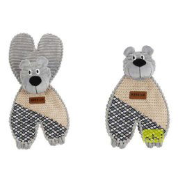 EBI DOG TOY FUNKY BEAR ca.19x43cm with crackle & squeaker