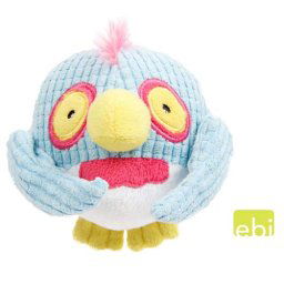 EBI DOG TOY DOLLY OWL ca.13x13,5cm with squeaker&crackle