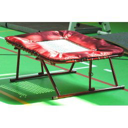 Trampolína s krytom DOR-SPORT 116x90 cm, nastaviteľná, do 95 kg (Školská telocvičná trampolína s krytom, nastaviteľná. Nosnosť do 95 kg.)
