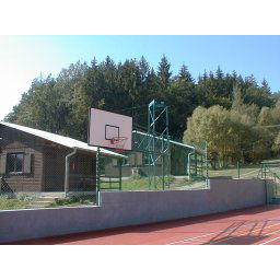 Basketbalová konštrukcia DOR-SPORT, priehradová, otočná, vys. 4500 mm (Vonkajšia otočná priehradová basketbalová konštrukcia s vysadením 4500 mm.)