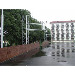 Basketbalová konštrukcia DOR-SPORT, priehradová, otočná, vys. 2700 mm (Vonkajšia priehradová otočná basketbalová konštrukcia s vysadením do 2700 mm.)