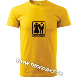 Pánske tričko GAME OVER