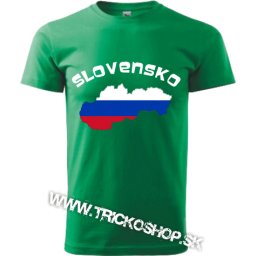 Pánske tričko SLOVENSKO-MAPA