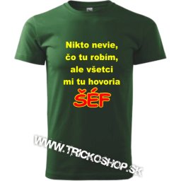 Pánske tričko Šéf