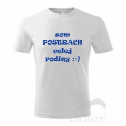 Detské tričko Postrach rodiny