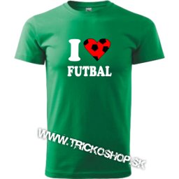 Pánske tričko I love Fudbal