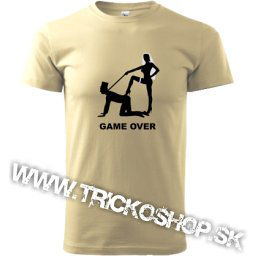 Pánske tričko GAME OVER obojok