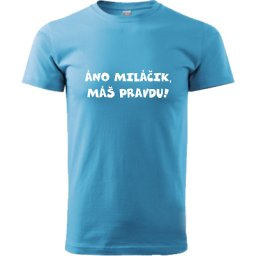 Pánske tričko Áno miláčik...
