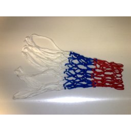 Basketbalová sieť, farebná (Jedná sa o farebnú sieť na (basketbal).)