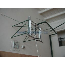 Mechanizmus pre plynulú reguláciu výšky bask.dosky DOR-SPORT, dos. 1800x1050mm (Mechanizmus pre plynulú reguláciu výšky basketbalovej dosky pre dosky 1800x1050 mm)