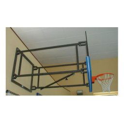 Basketbalová konštrukcia DOR-SPORT, otočná bez tiahel, vys. 1250-2500 mm (Vnútorná otočná basketbalová konštrukcia bez tiahel s vysadením v rozmedzí 1250-2500 mm.)