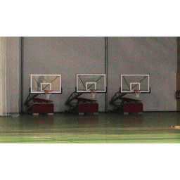 Basketbalová konštrukcia DOR-SPORT, mobilná, sklopná, doska 1800x1050 (Mobilná sklopná basketbalová konštrukcia PROFESIONAL s vysadením 3250 mm, doskou 1800x1050 LIGA a sklopného koša.)