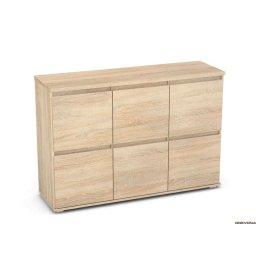 Drevona, Komoda, 131cm, viac farieb, REA AMY 18