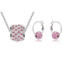 Austrian Crystal SW set Gulička - light pink
